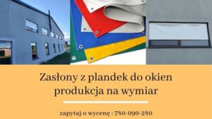 załony z plandek do okien