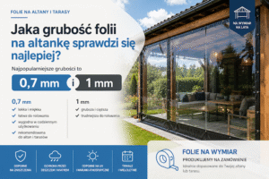 grubosc folii na altanke